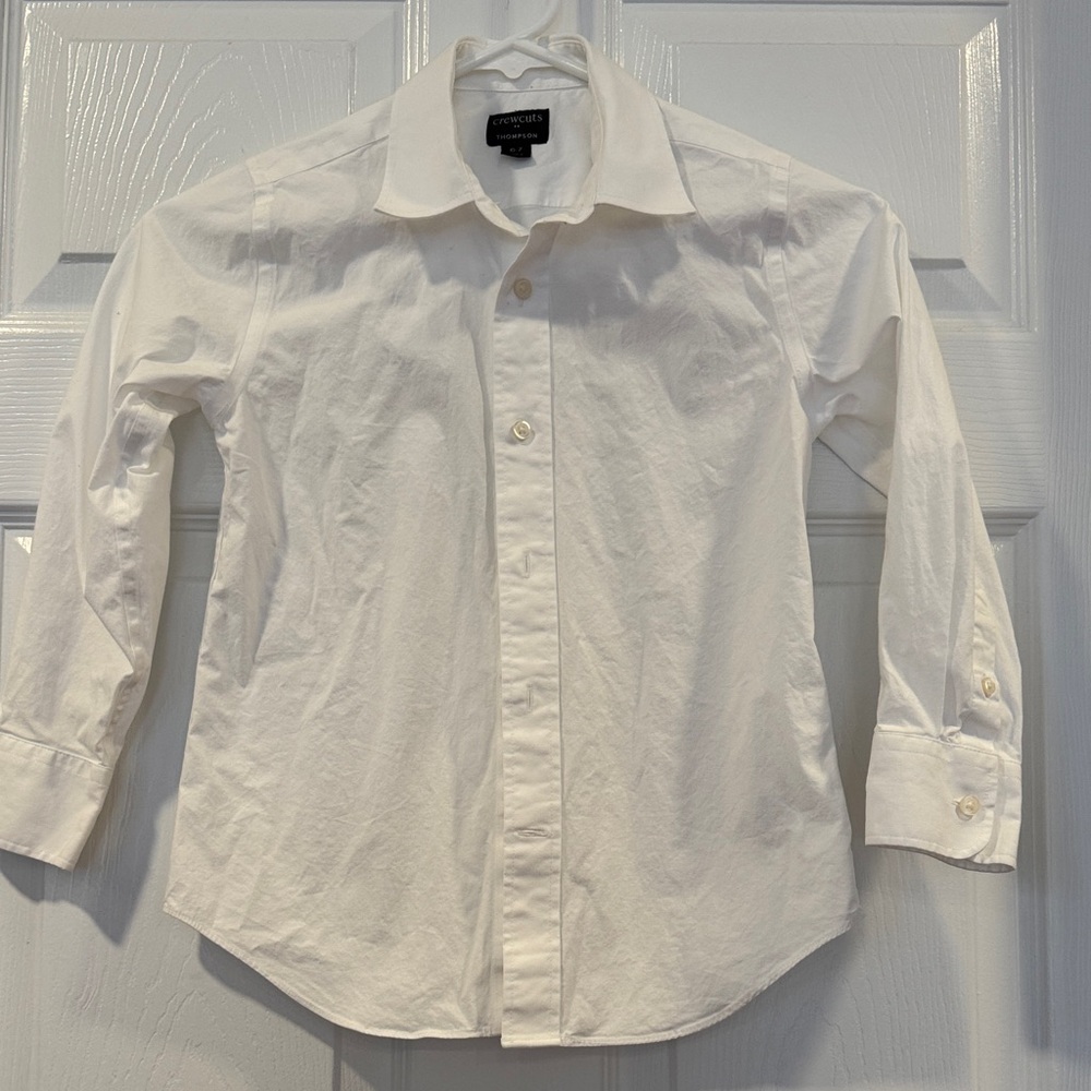 Crewcuts-Thompson Kids White Button Down Shirt